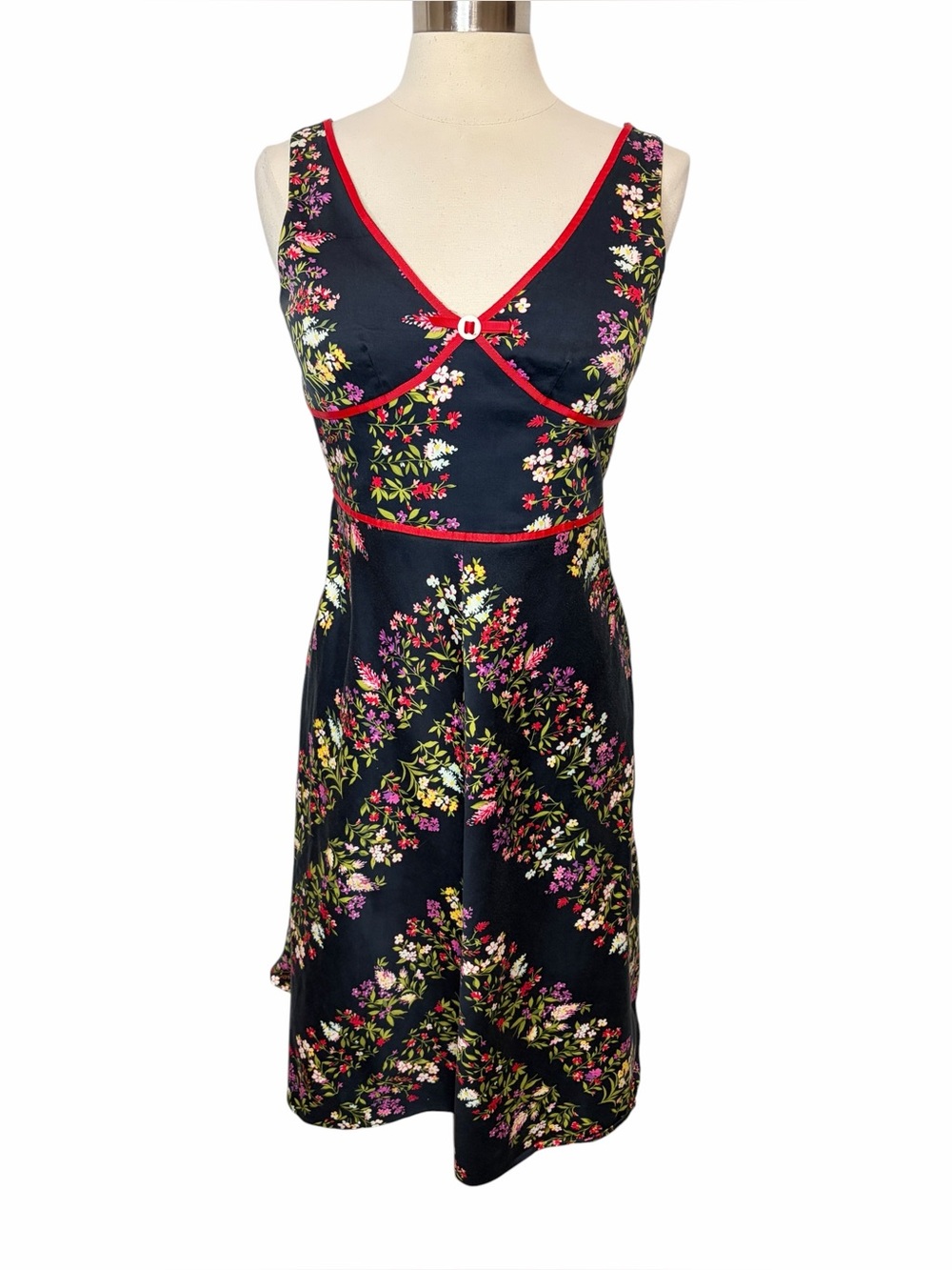 MADISON LEIGH Fit & Flare Floral Midi Dress, Size 10
